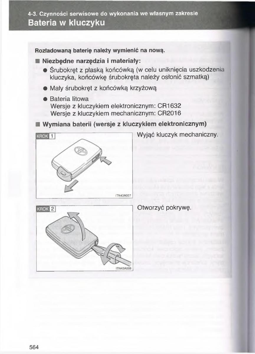 Toyota Avensis III 3 instrukcja obslugi czesc2 / page 209