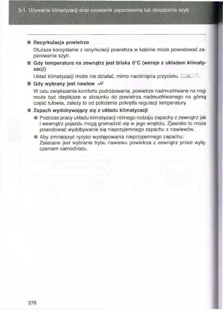 Toyota Avensis III 3 instrukcja obslugi czesc2 / page 21