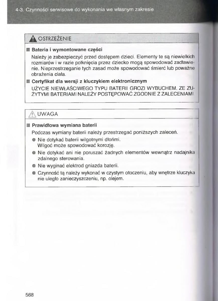 Toyota Avensis III 3 instrukcja obslugi czesc2 / page 213