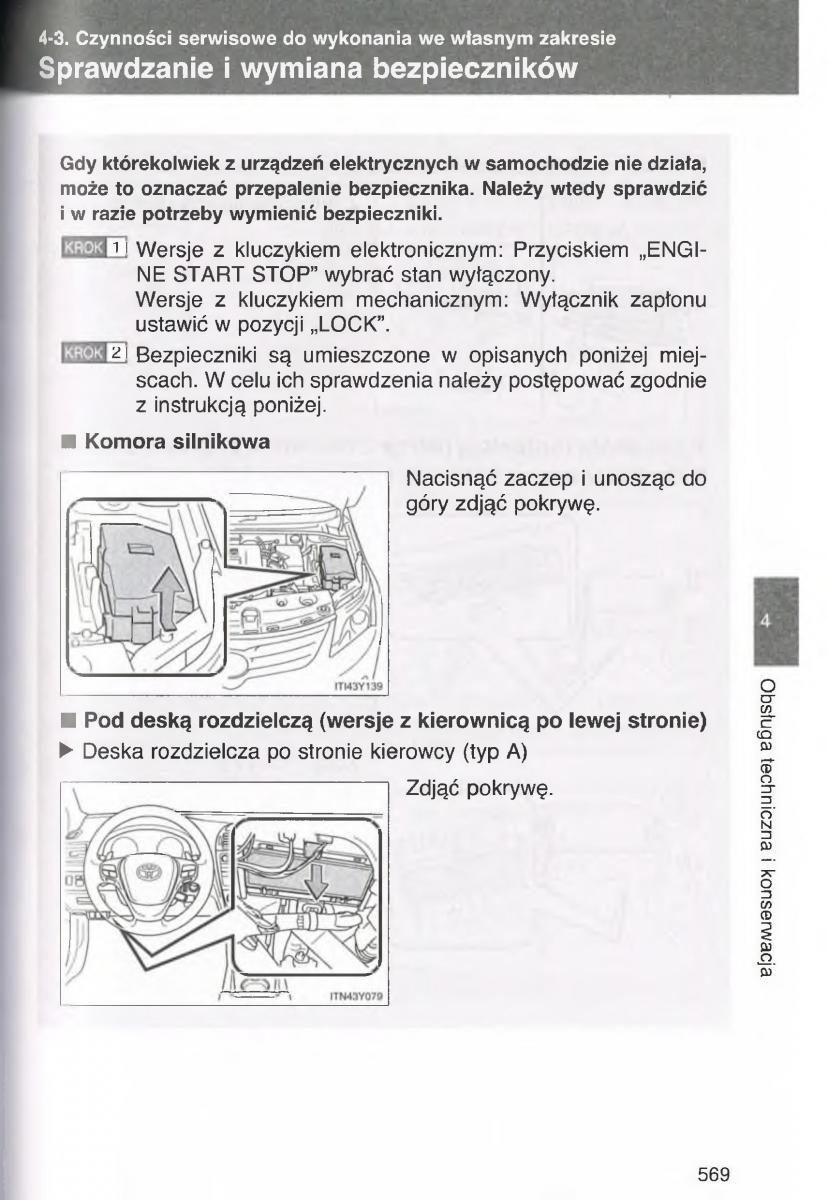 Toyota Avensis III 3 instrukcja obslugi czesc2 / page 214