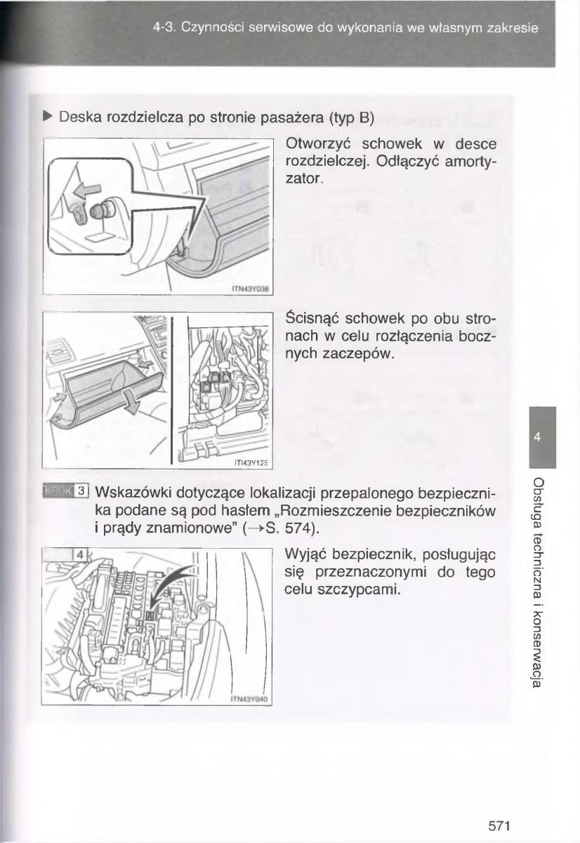 Toyota Avensis III 3 instrukcja obslugi czesc2 / page 216