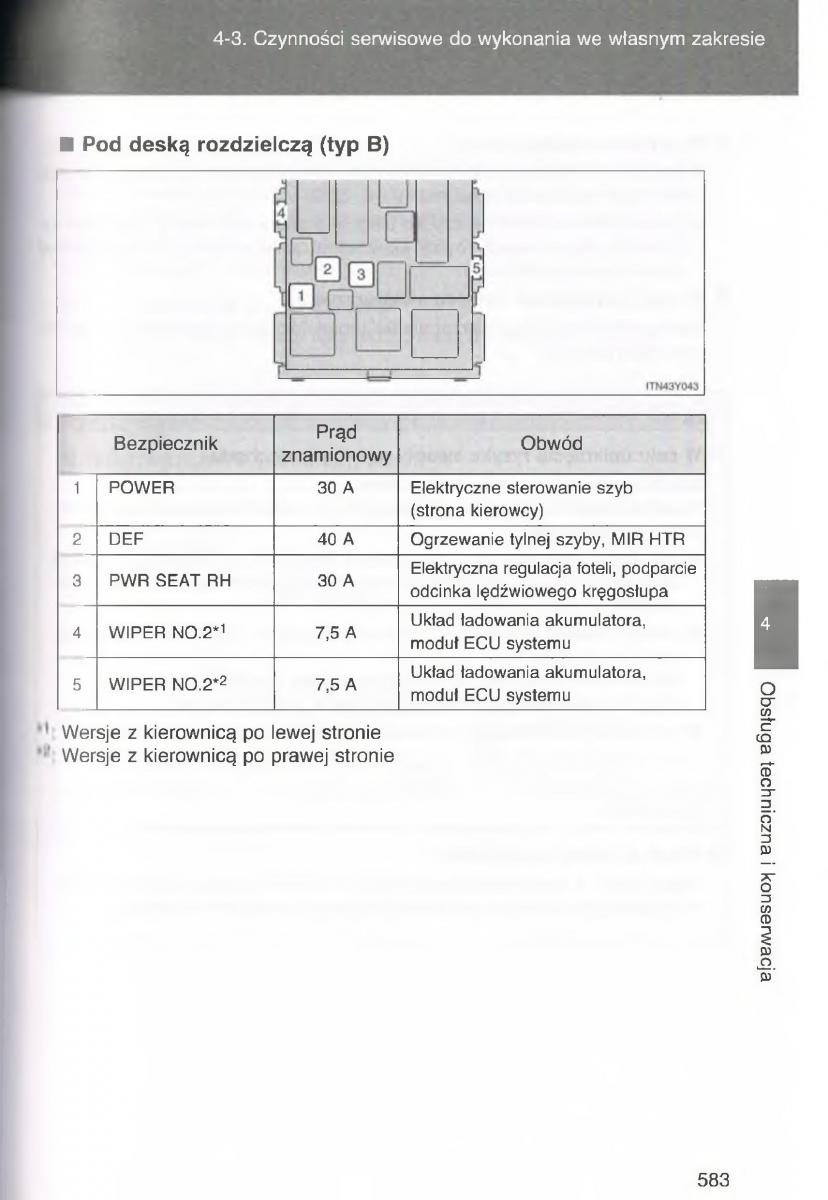 Toyota Avensis III 3 instrukcja obslugi czesc2 / page 228