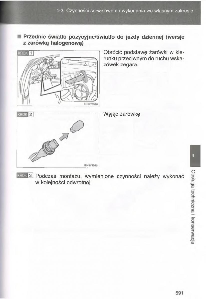 Toyota Avensis III 3 instrukcja obslugi czesc2 / page 236