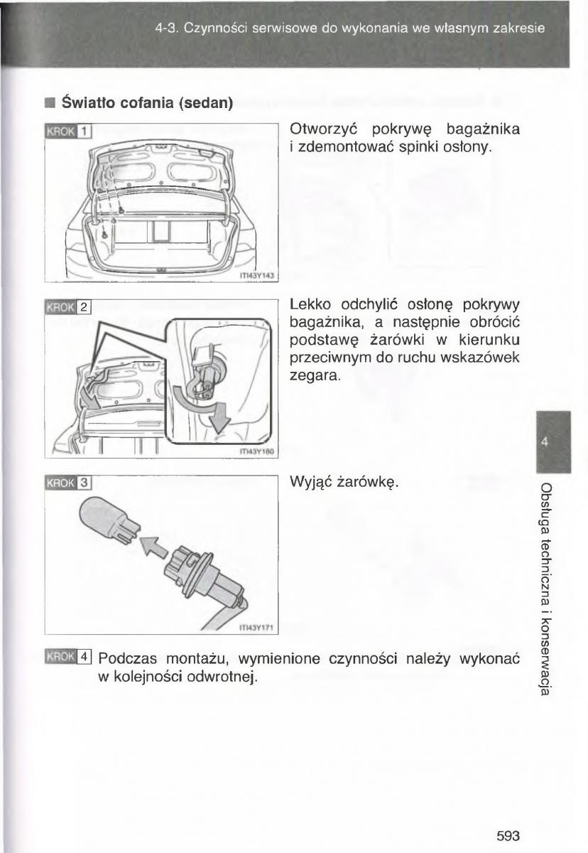 Toyota Avensis III 3 instrukcja obslugi czesc2 / page 238