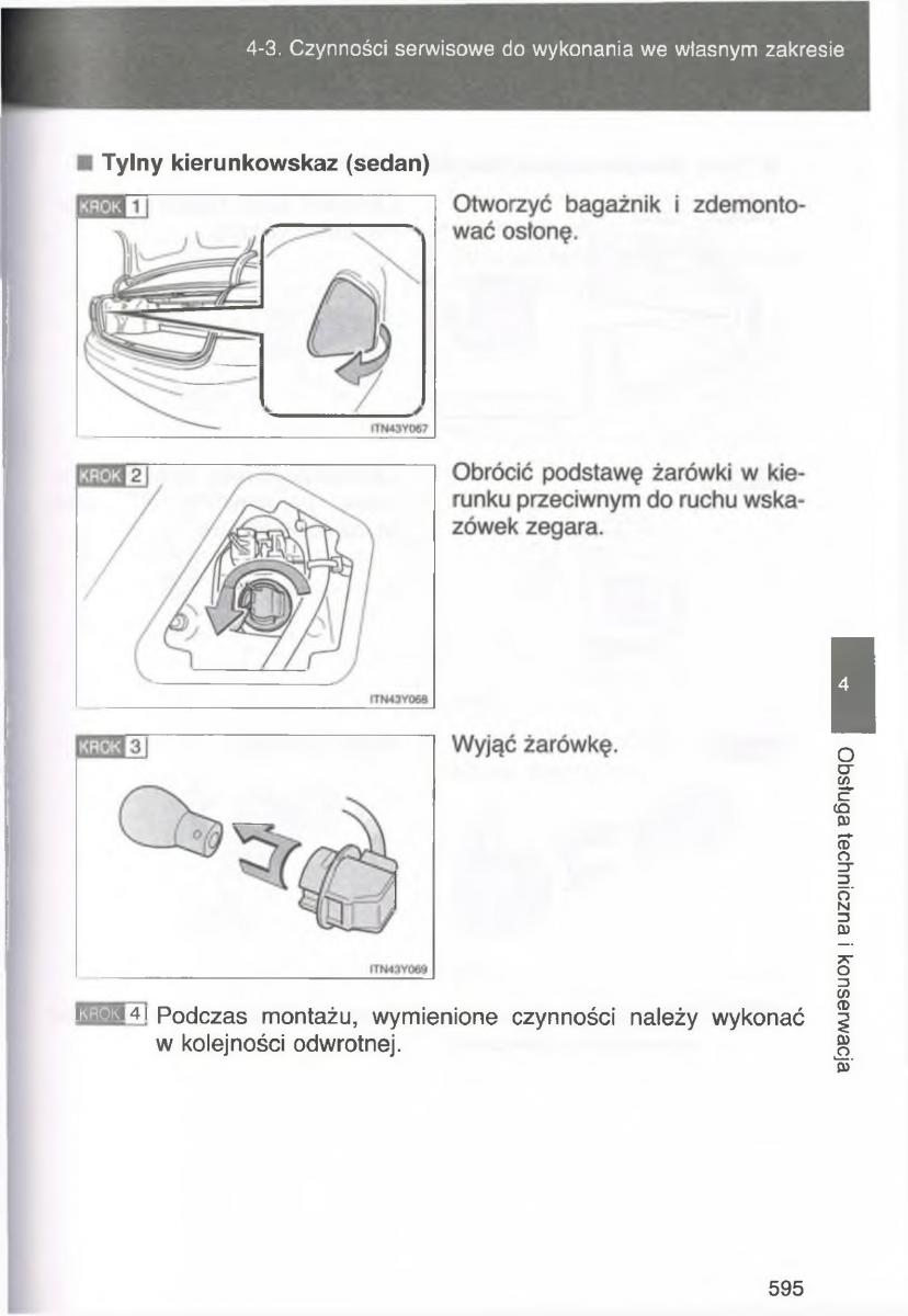 Toyota Avensis III 3 instrukcja obslugi czesc2 / page 240