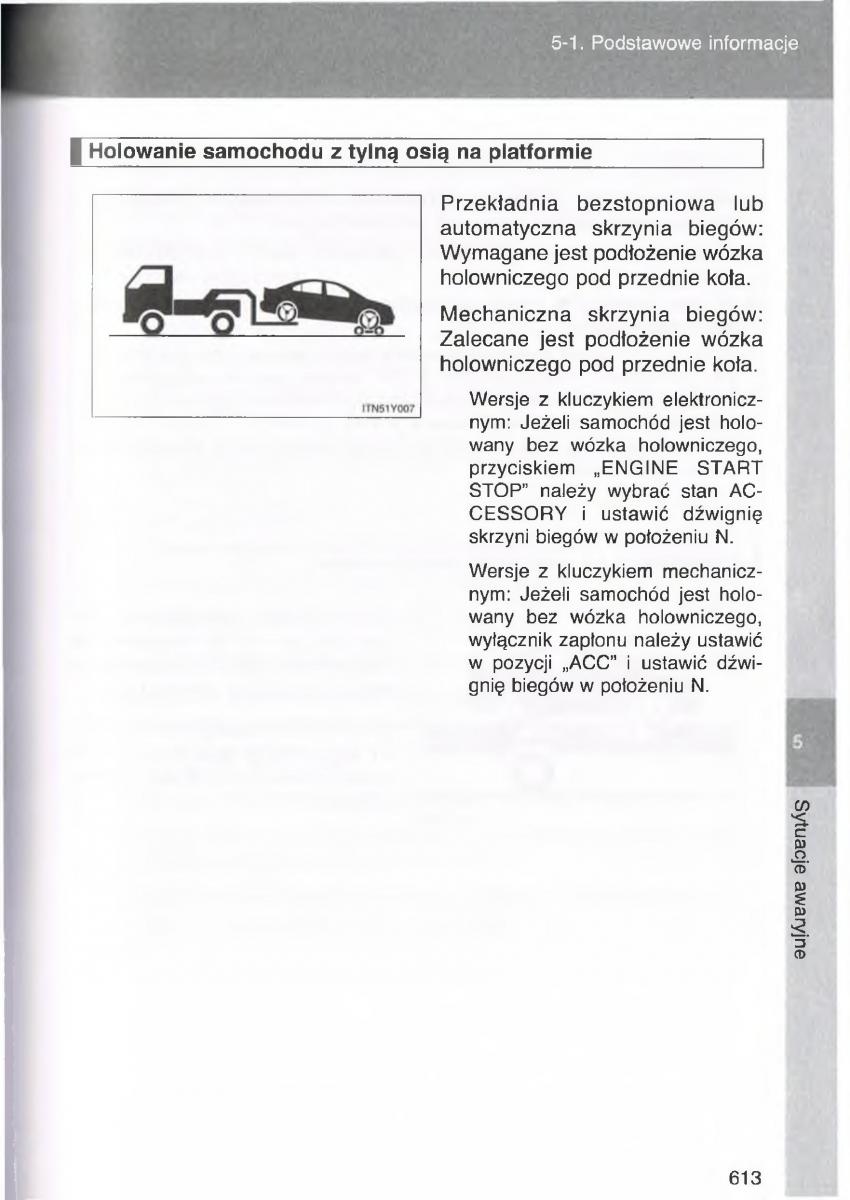 Toyota Avensis III 3 instrukcja obslugi czesc2 / page 258