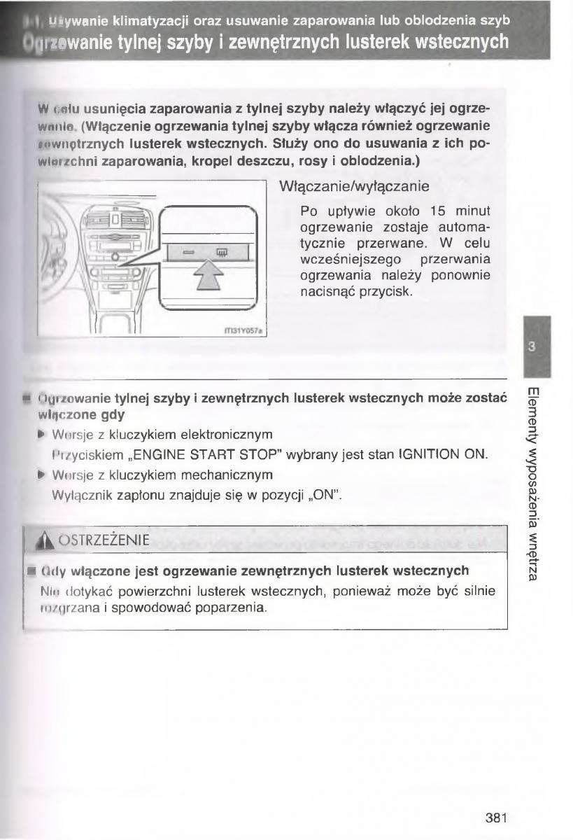 Toyota Avensis III 3 instrukcja obslugi czesc2 / page 26