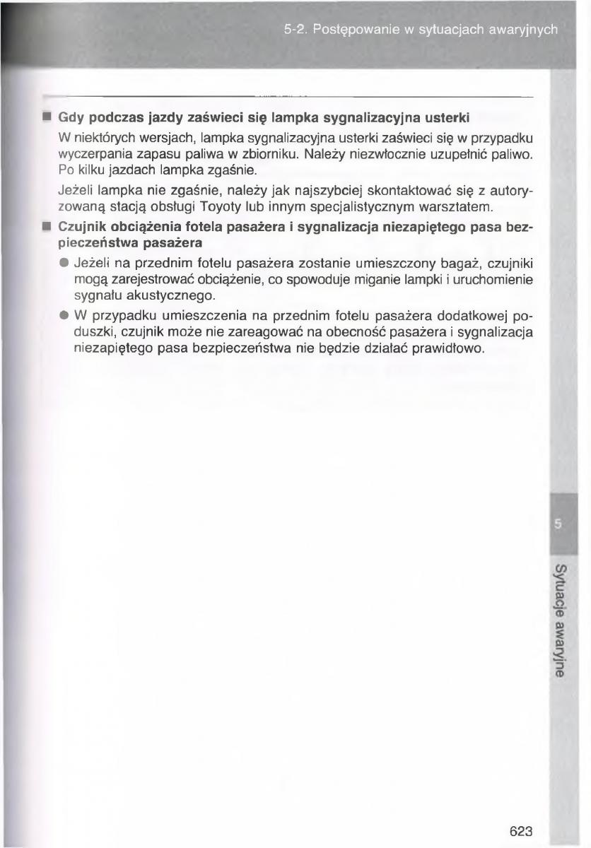 Toyota Avensis III 3 instrukcja obslugi czesc2 / page 268