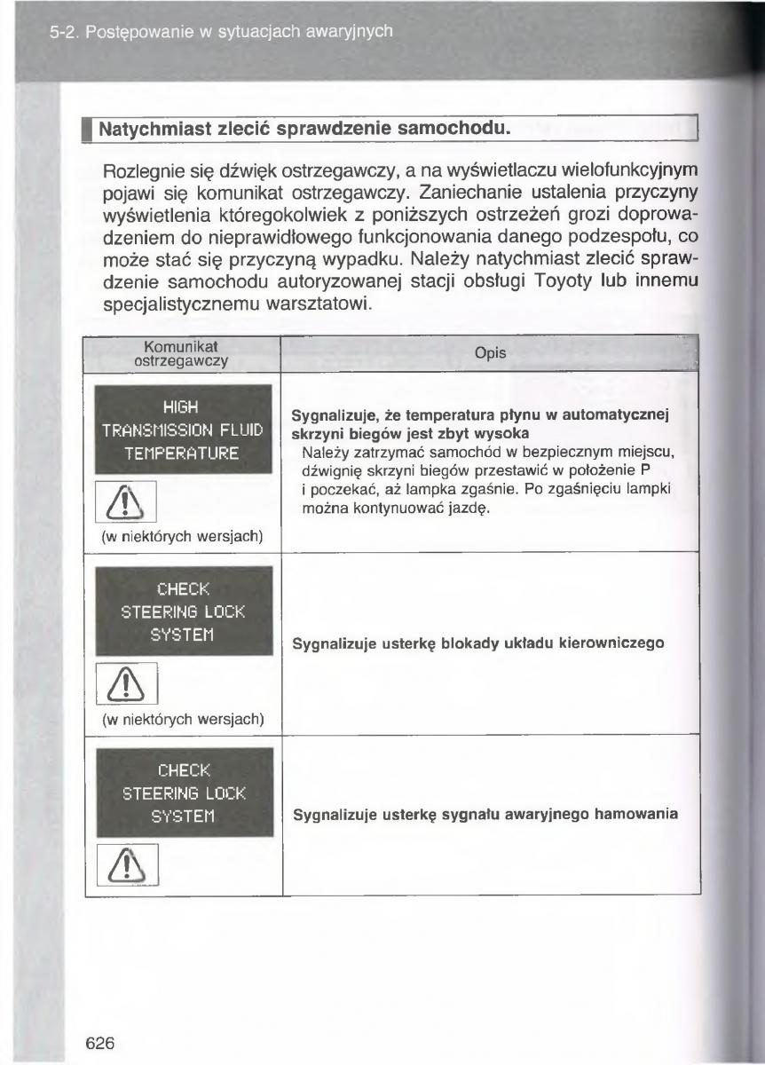 Toyota Avensis III 3 instrukcja obslugi czesc2 / page 271