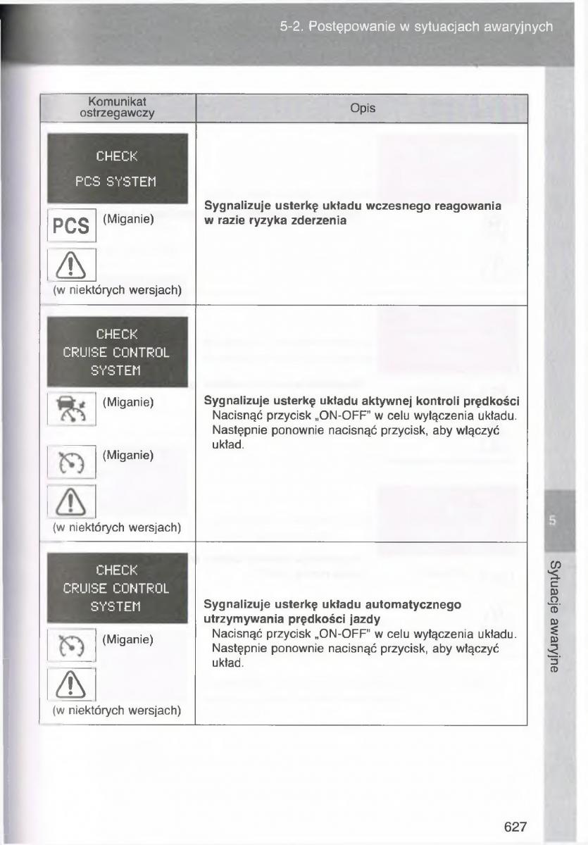 Toyota Avensis III 3 instrukcja obslugi czesc2 / page 272