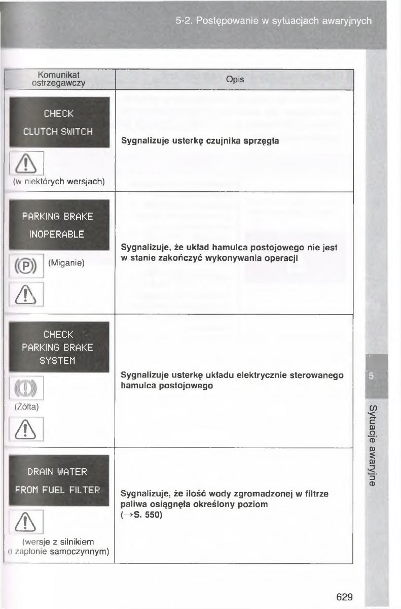 Toyota Avensis III 3 instrukcja obslugi czesc2 / page 274