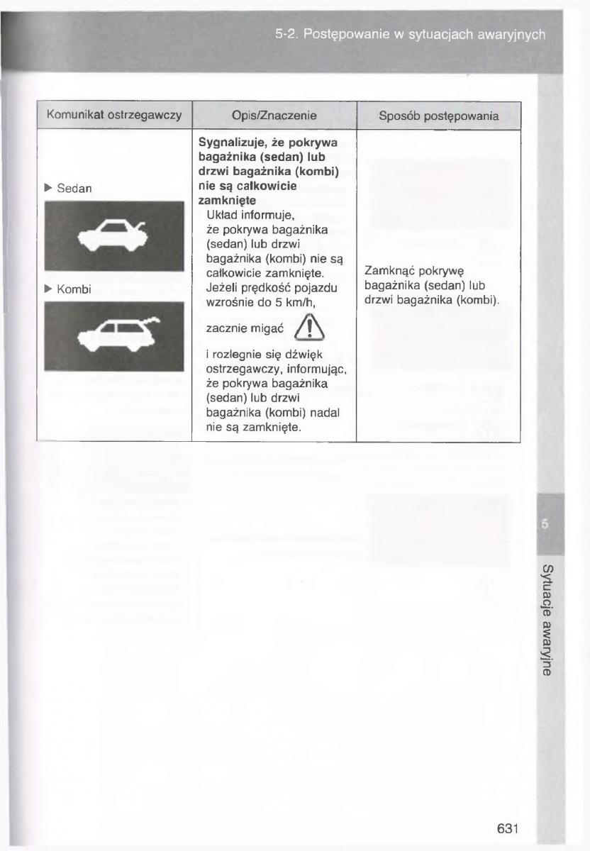 Toyota Avensis III 3 instrukcja obslugi czesc2 / page 276