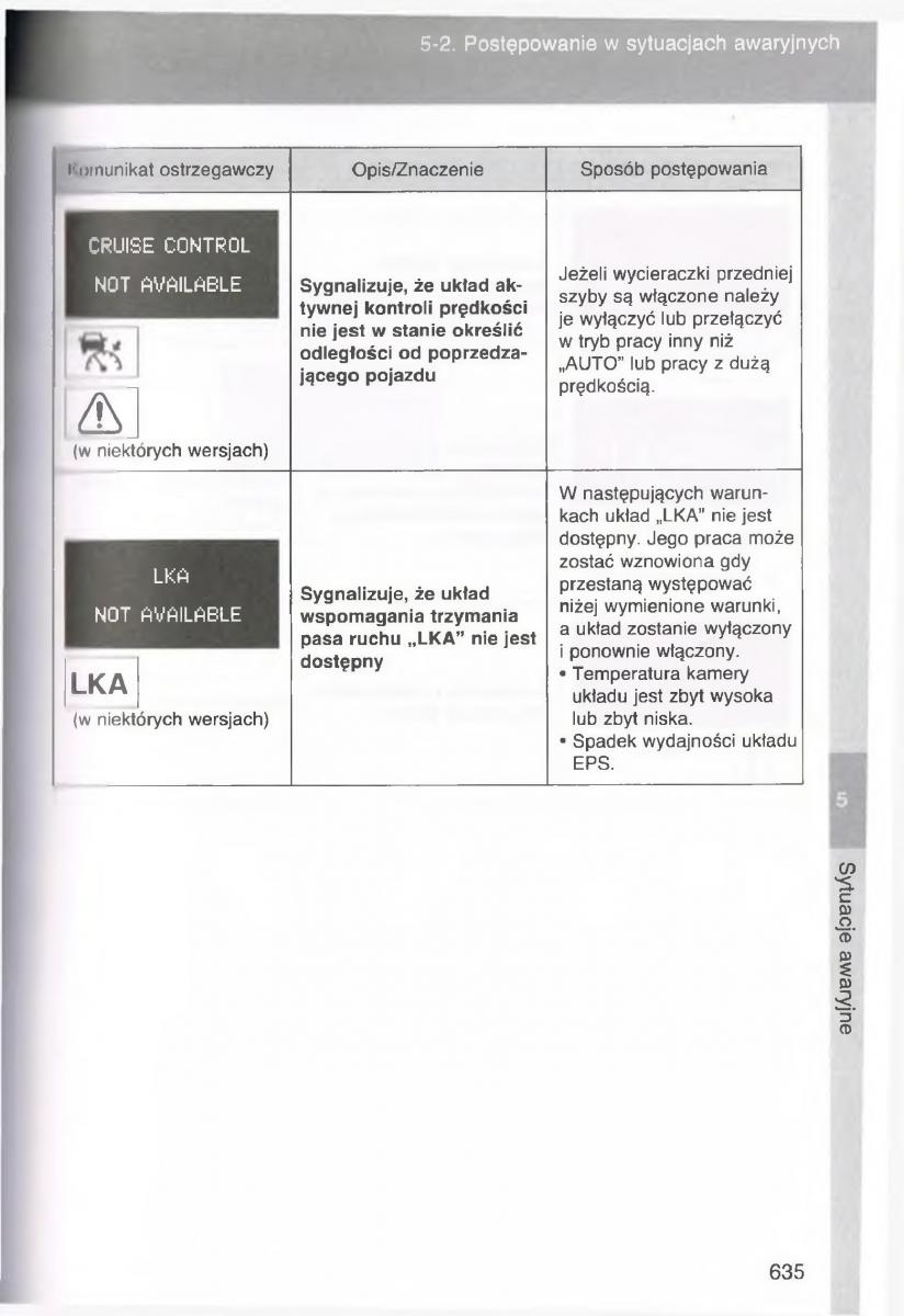 Toyota Avensis III 3 instrukcja obslugi czesc2 / page 280