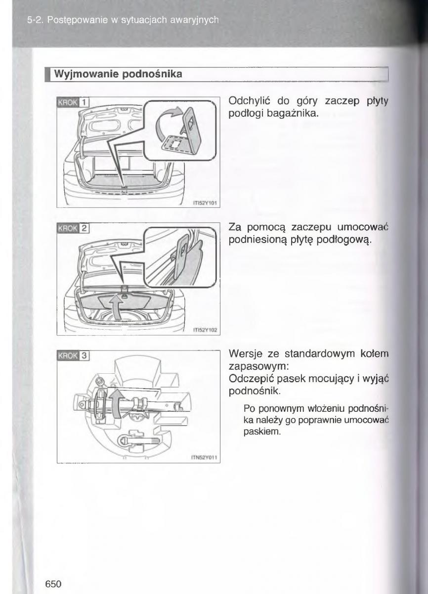 Toyota Avensis III 3 instrukcja obslugi czesc2 / page 295