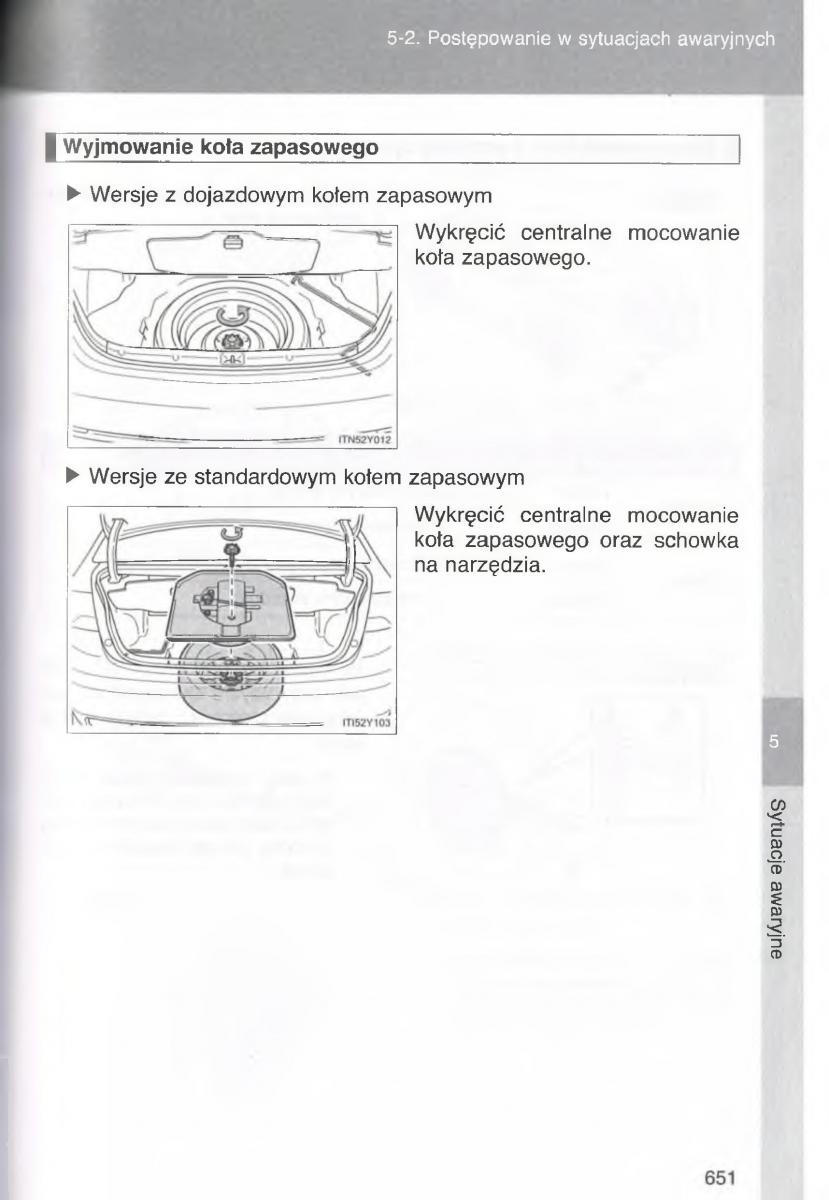 Toyota Avensis III 3 instrukcja obslugi czesc2 / page 296