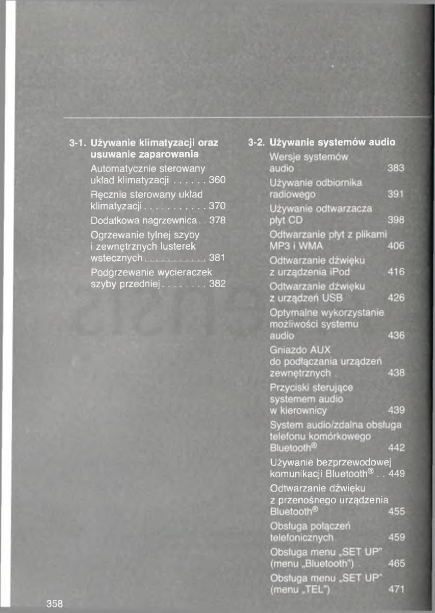 Toyota Avensis III 3 instrukcja obslugi czesc2 / page 3