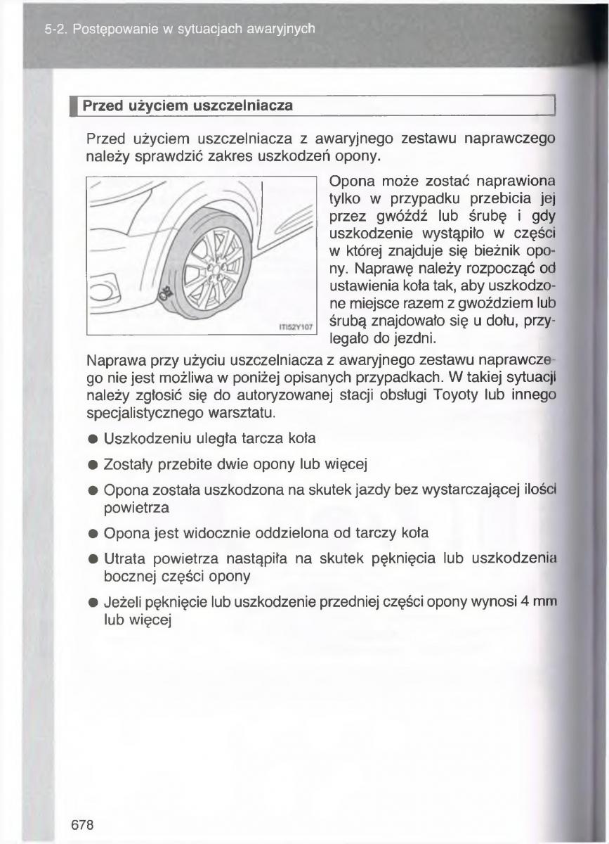 Toyota Avensis III 3 instrukcja obslugi czesc2 / page 323