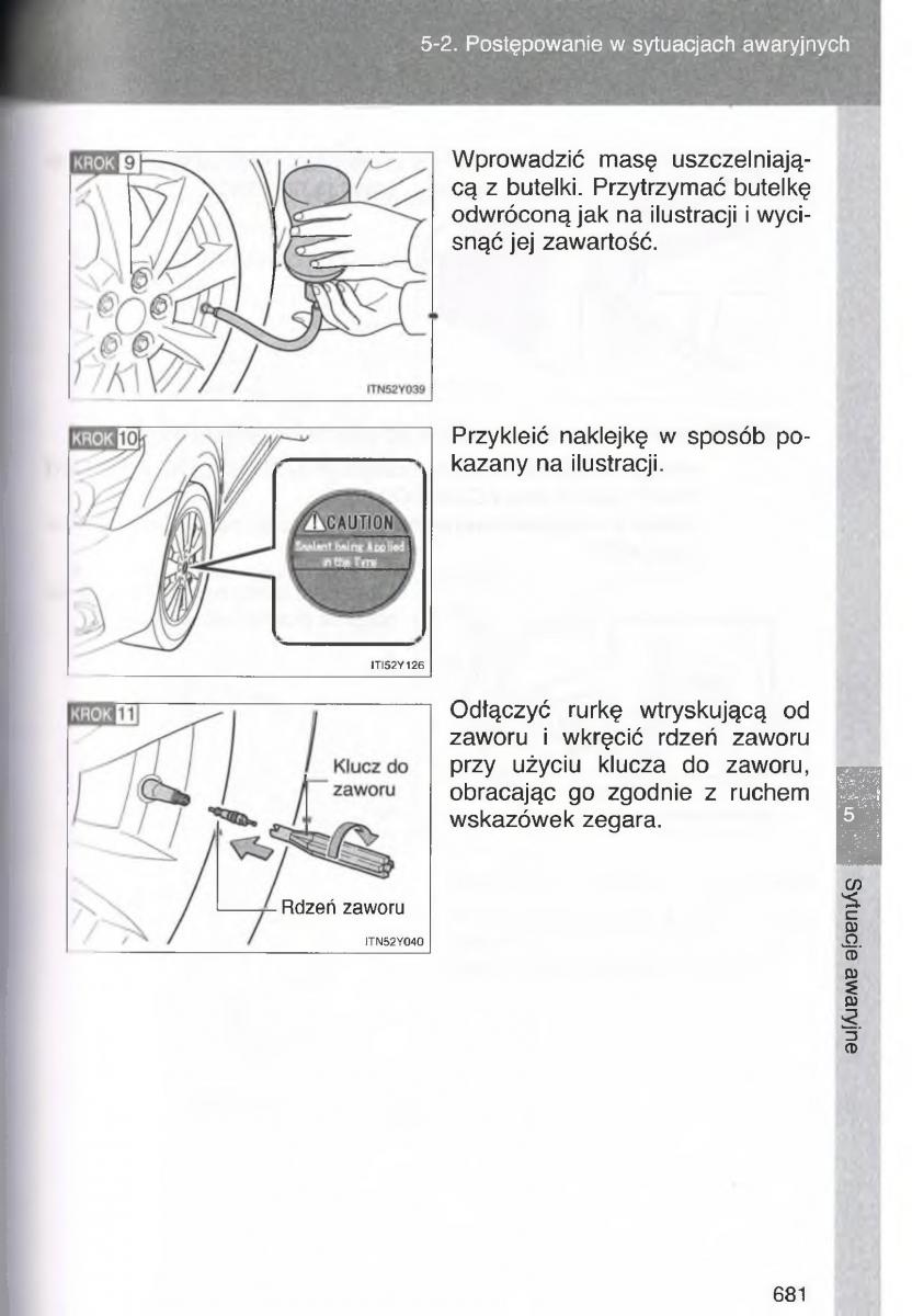 Toyota Avensis III 3 instrukcja obslugi czesc2 / page 326