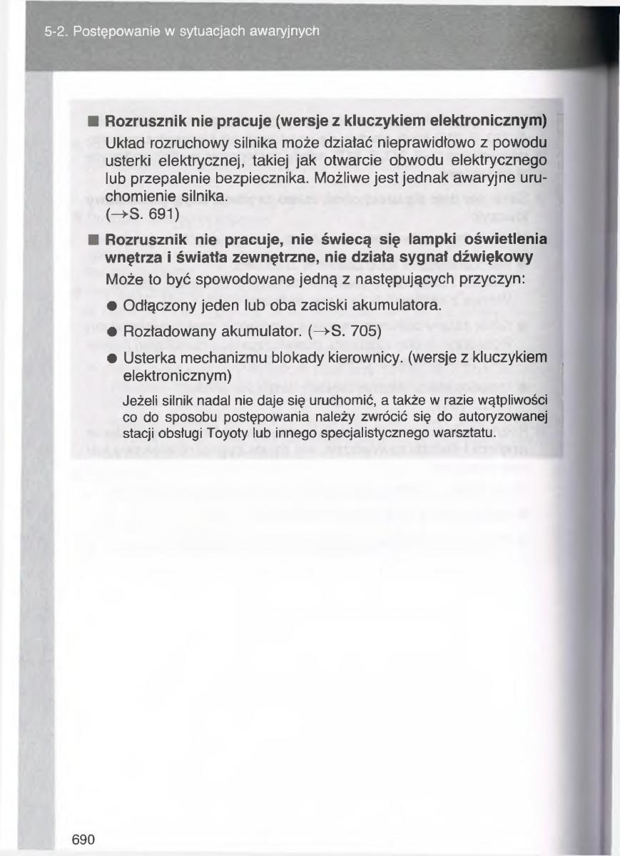 Toyota Avensis III 3 instrukcja obslugi czesc2 / page 335