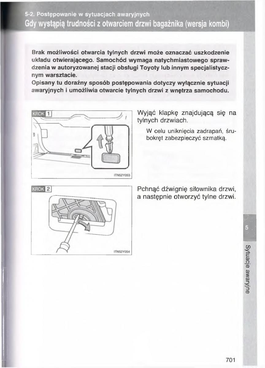 Toyota Avensis III 3 instrukcja obslugi czesc2 / page 346