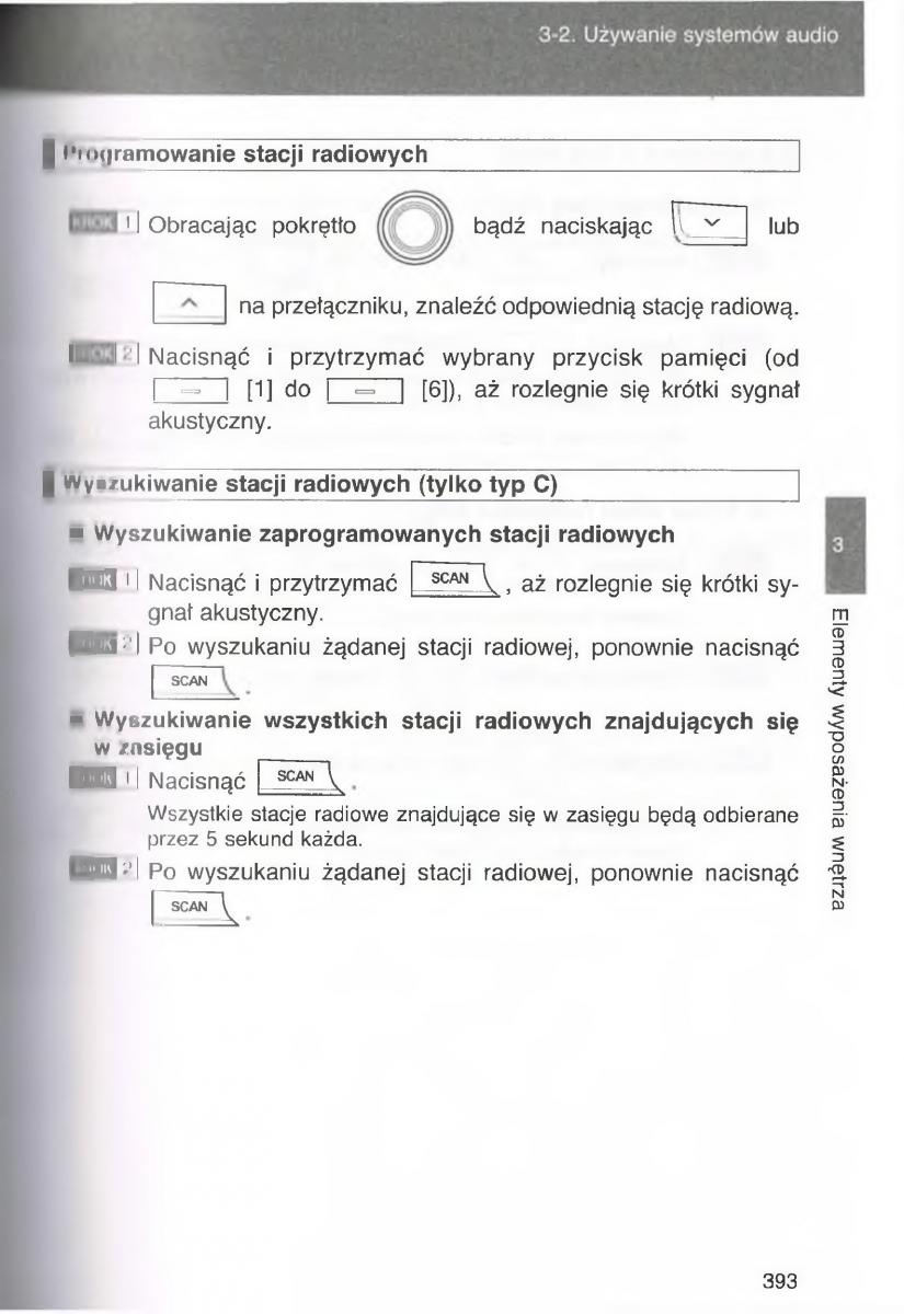 Toyota Avensis III 3 instrukcja obslugi czesc2 / page 38