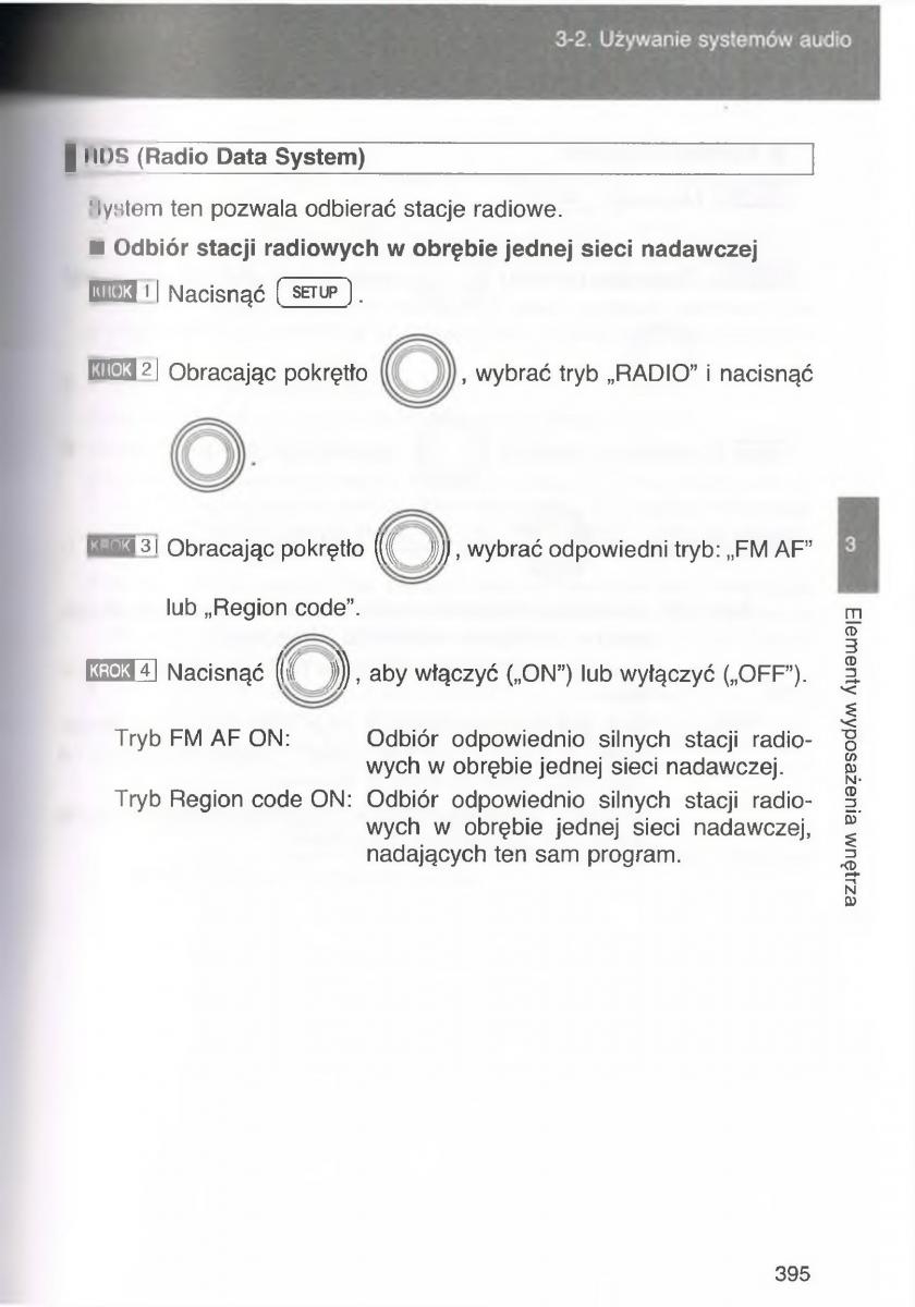 Toyota Avensis III 3 instrukcja obslugi czesc2 / page 40