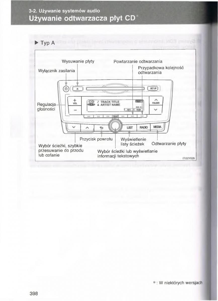 Toyota Avensis III 3 instrukcja obslugi czesc2 / page 43