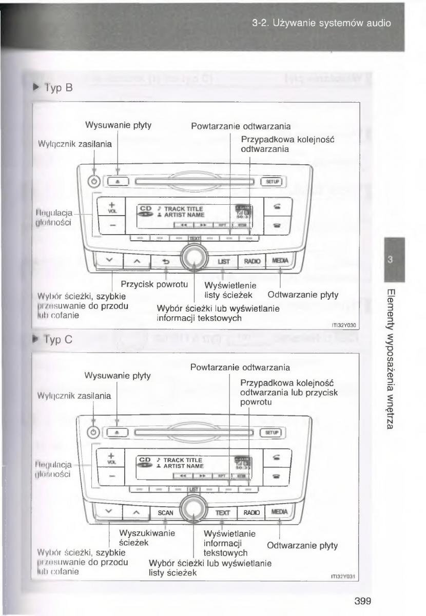 Toyota Avensis III 3 instrukcja obslugi czesc2 / page 44