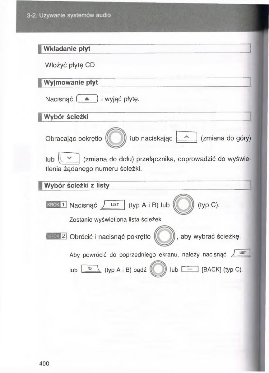 Toyota Avensis III 3 instrukcja obslugi czesc2 / page 45