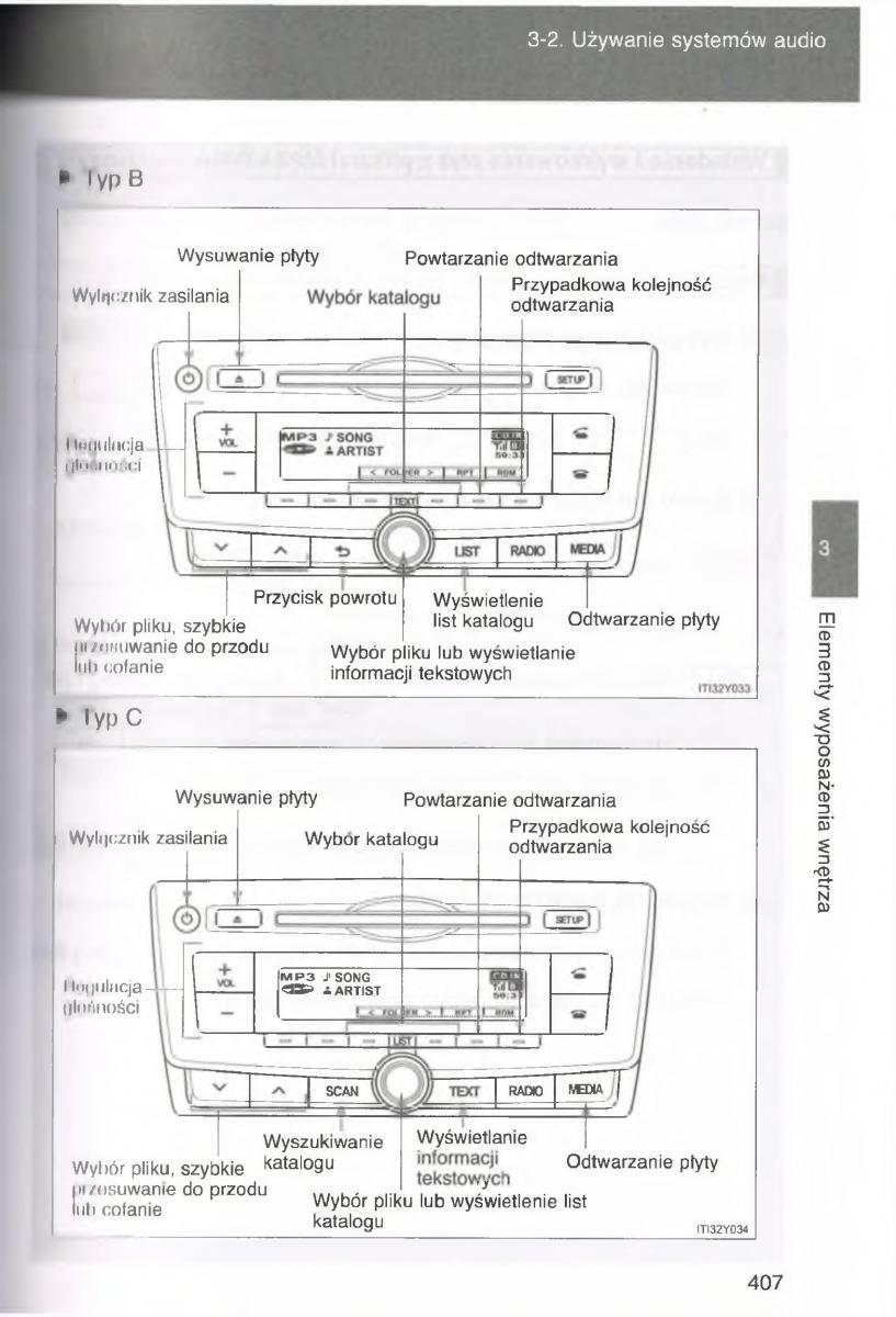 Toyota Avensis III 3 instrukcja obslugi czesc2 / page 52