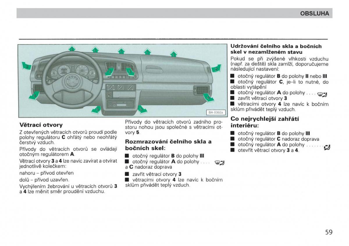 manual  Skoda Felicja navod k obsludze / page 61