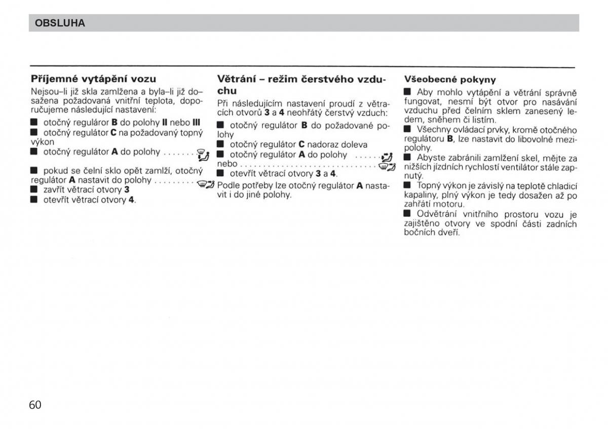 manual  Skoda Felicja navod k obsludze / page 62