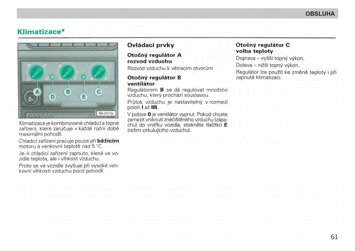 manual  Skoda Felicja navod k obsludze / page 63