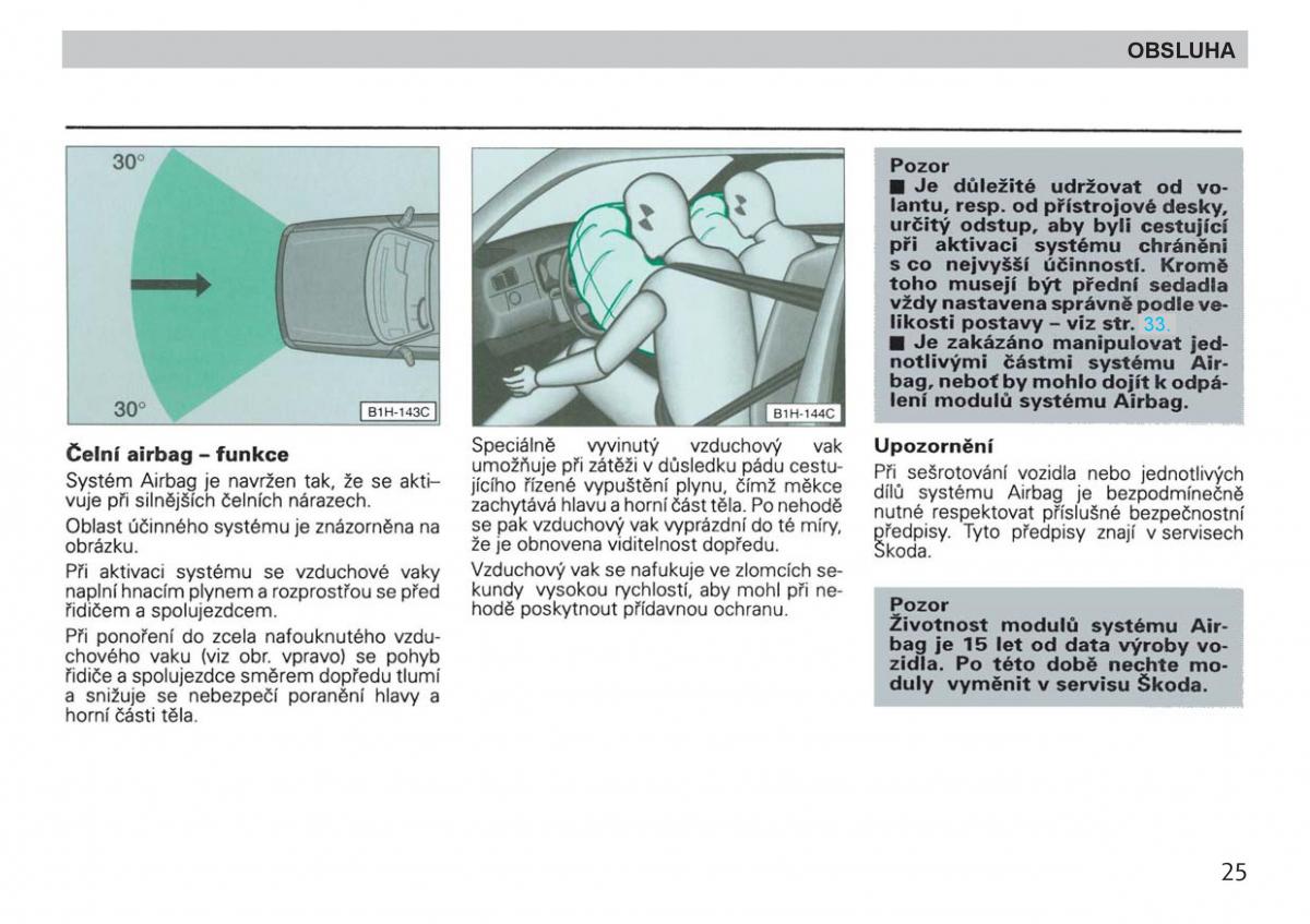 Skoda Felicja navod k obsludze / page 27