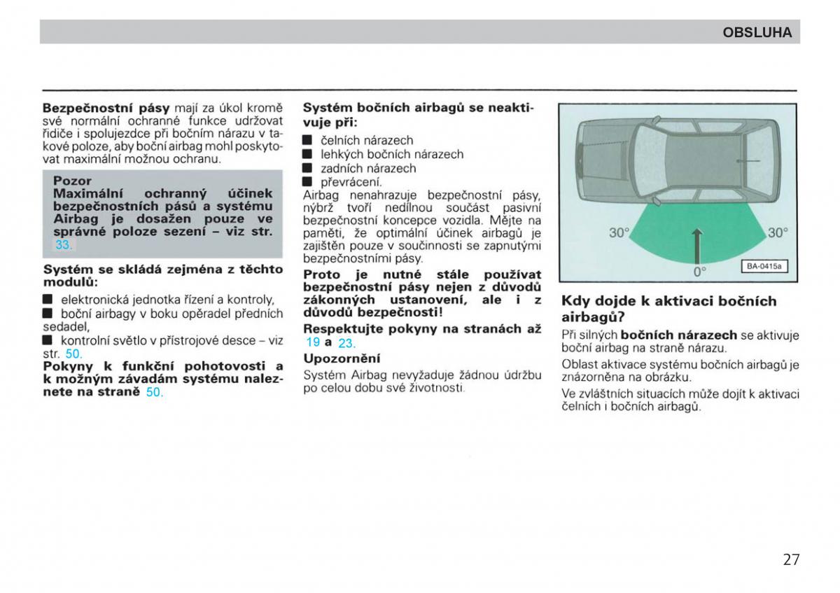 Skoda Felicja navod k obsludze / page 29