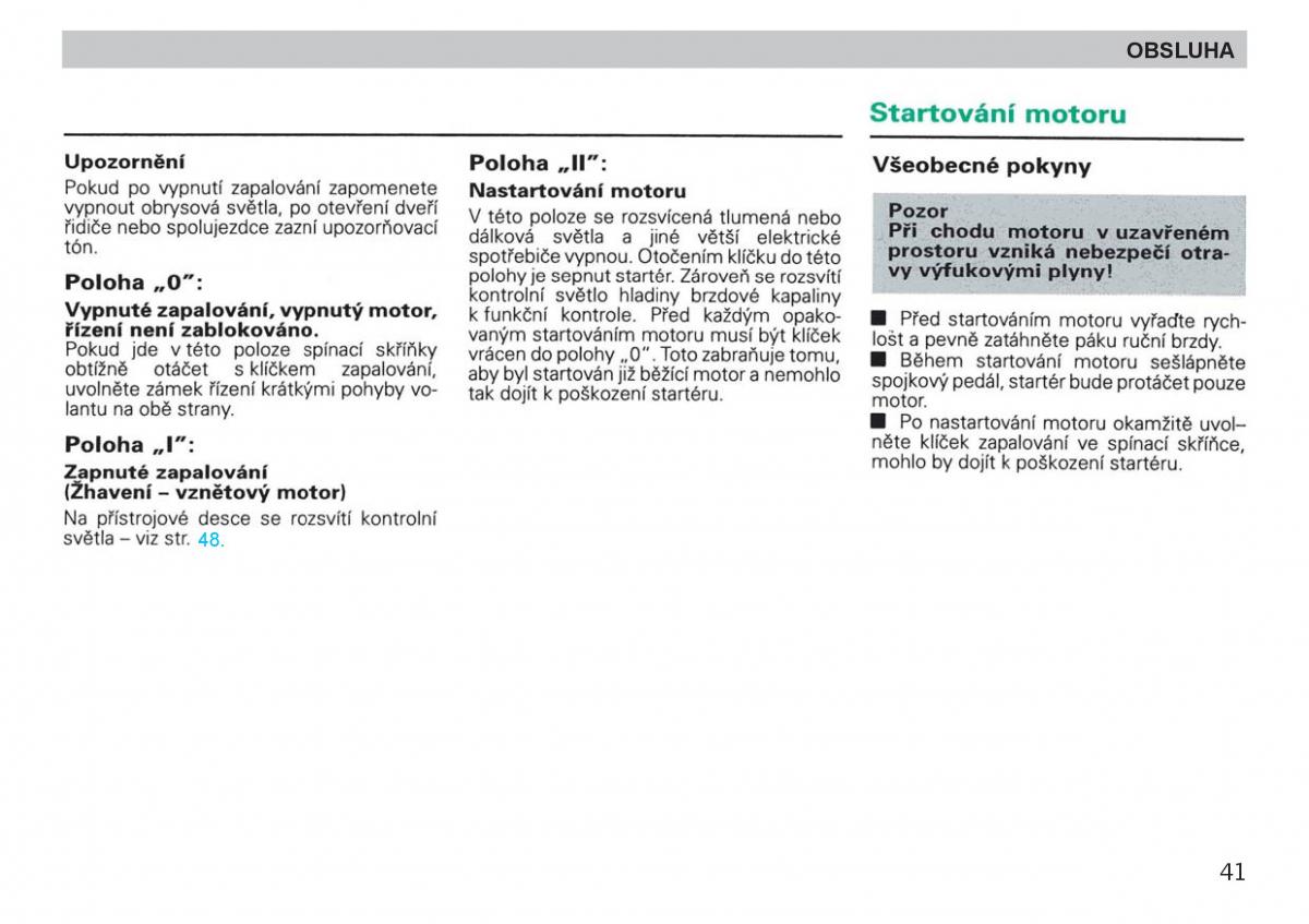 Skoda Felicja navod k obsludze / page 43