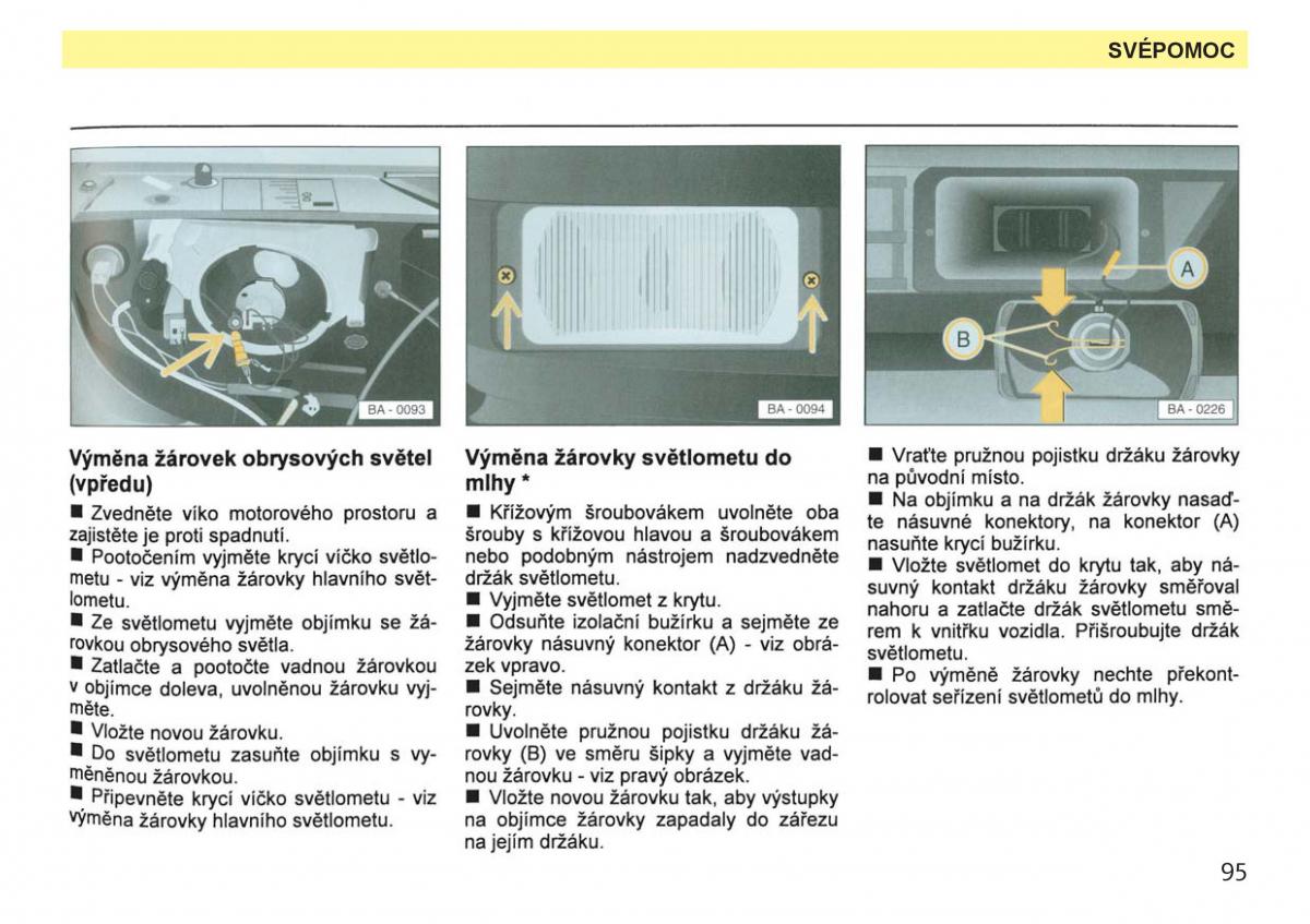 Skoda Favorit navod k obsludze / page 97