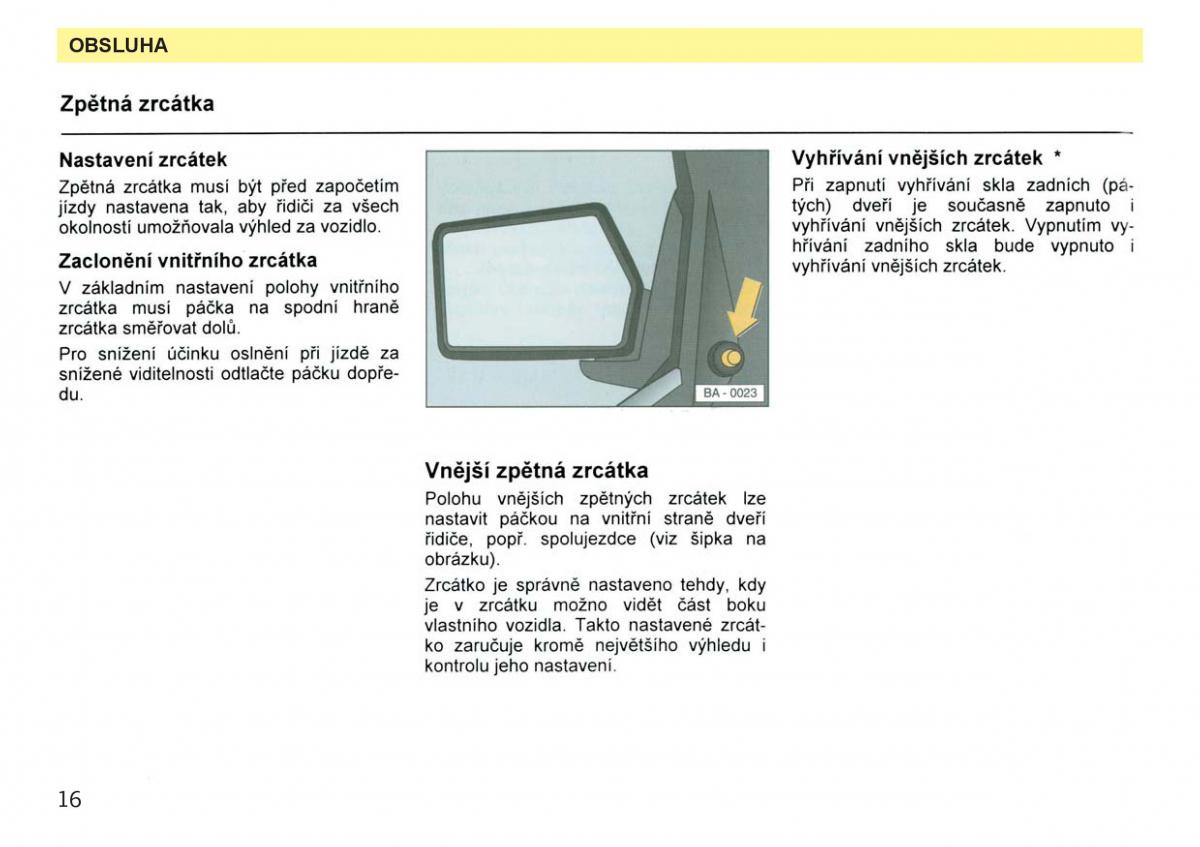 Skoda Favorit navod k obsludze / page 18