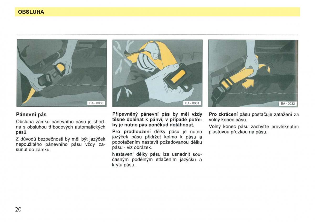 Skoda Favorit navod k obsludze / page 22