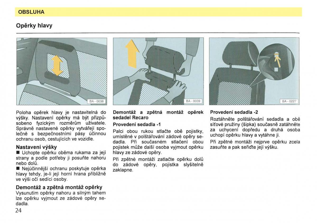 Skoda Favorit navod k obsludze / page 26