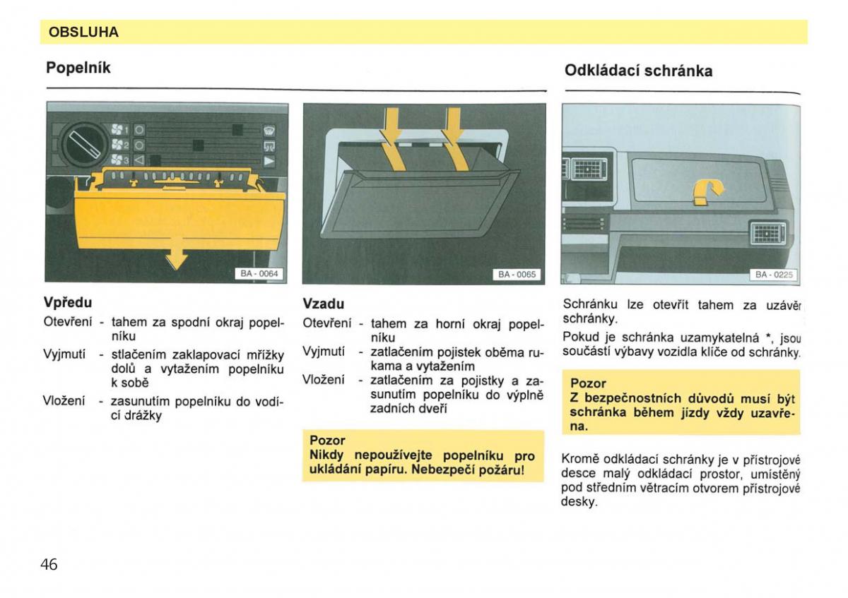 Skoda Favorit navod k obsludze / page 48