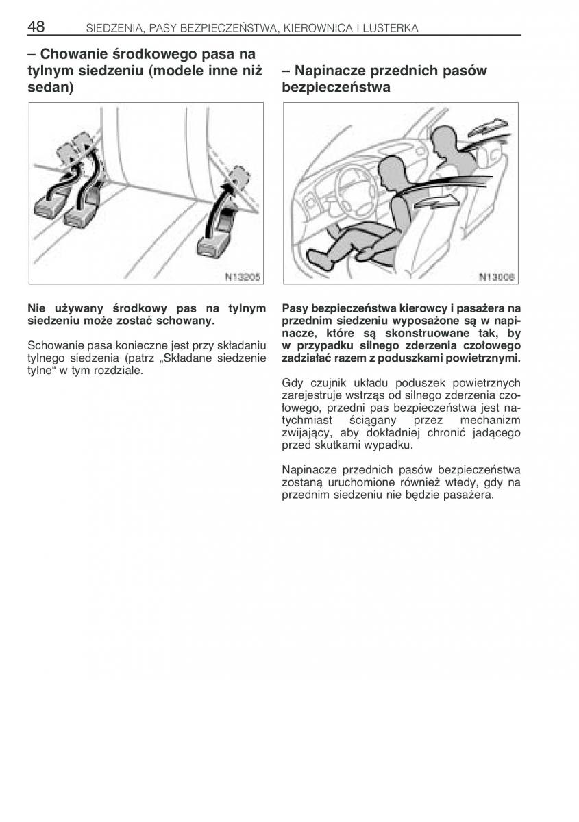 Toyota Avensis I 1 instrukcja obslugi / page 55