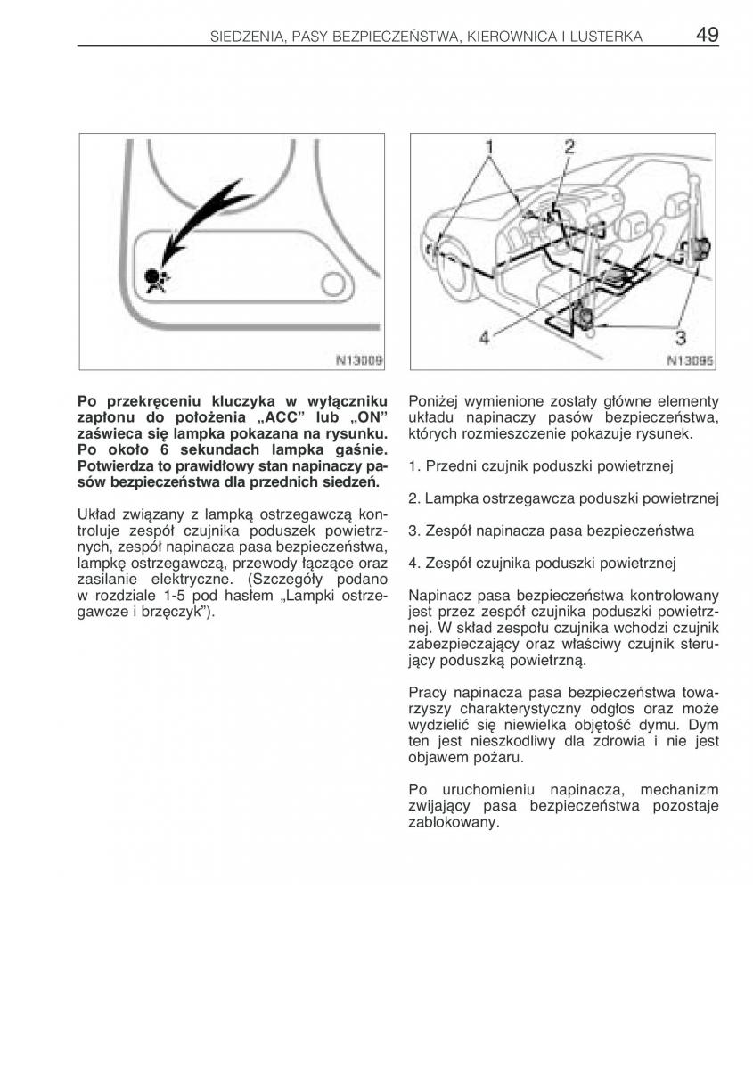 Toyota Avensis I 1 instrukcja obslugi / page 56