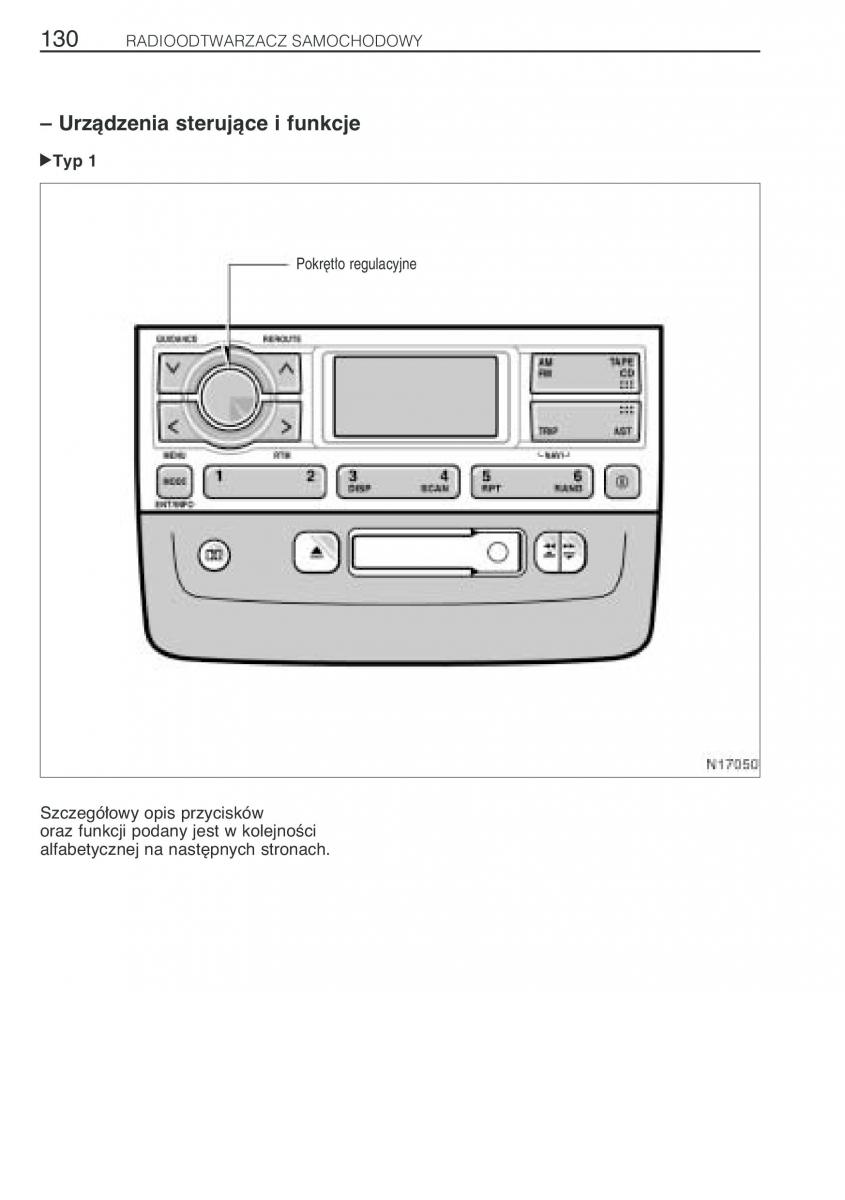 Toyota Avensis I 1 instrukcja obslugi / page 137