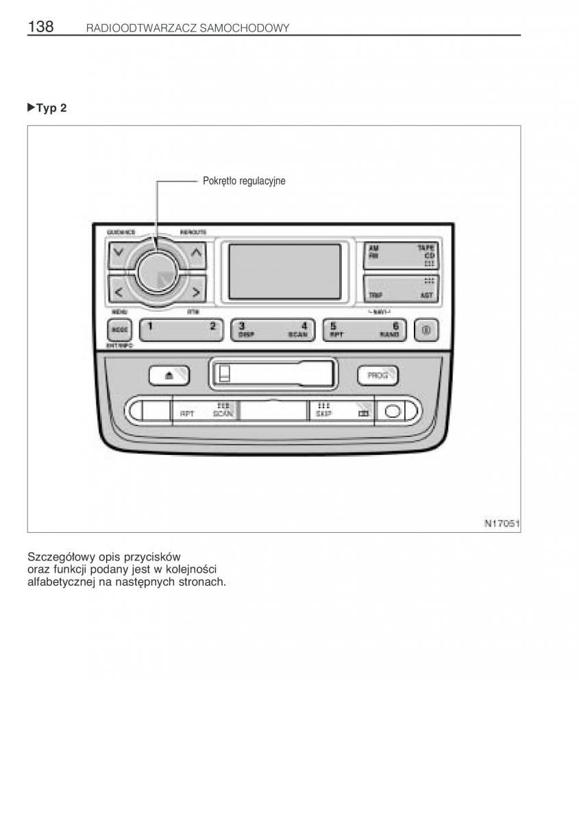 Toyota Avensis I 1 instrukcja obslugi / page 145