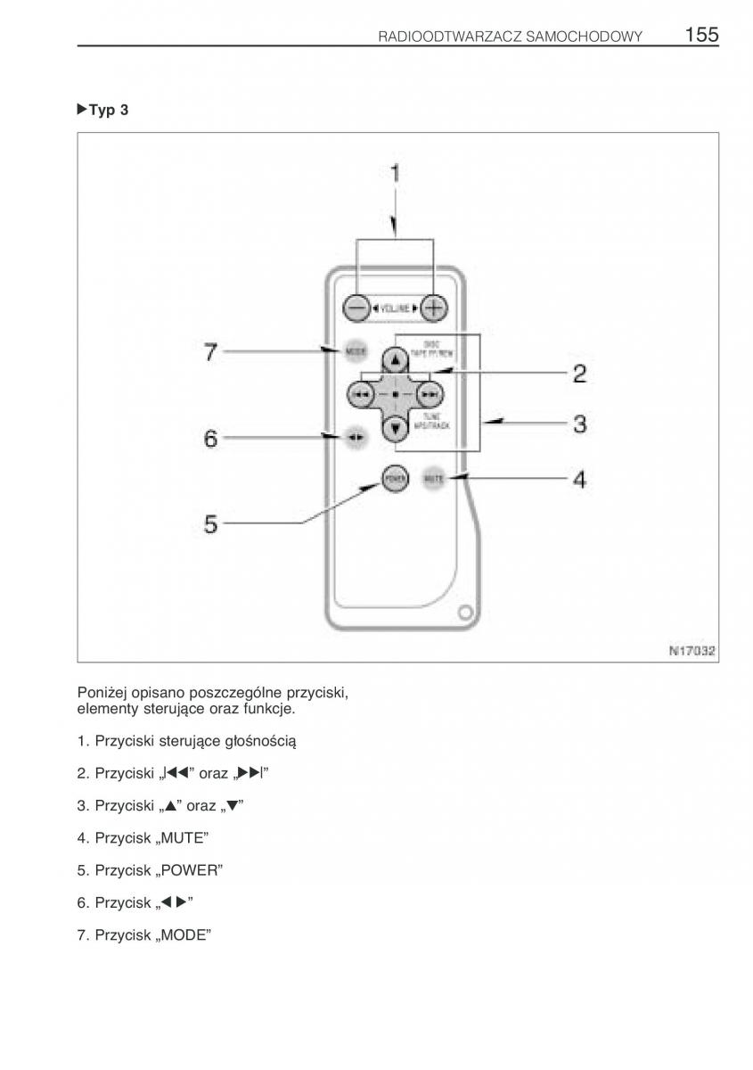 Toyota Avensis I 1 instrukcja obslugi / page 162