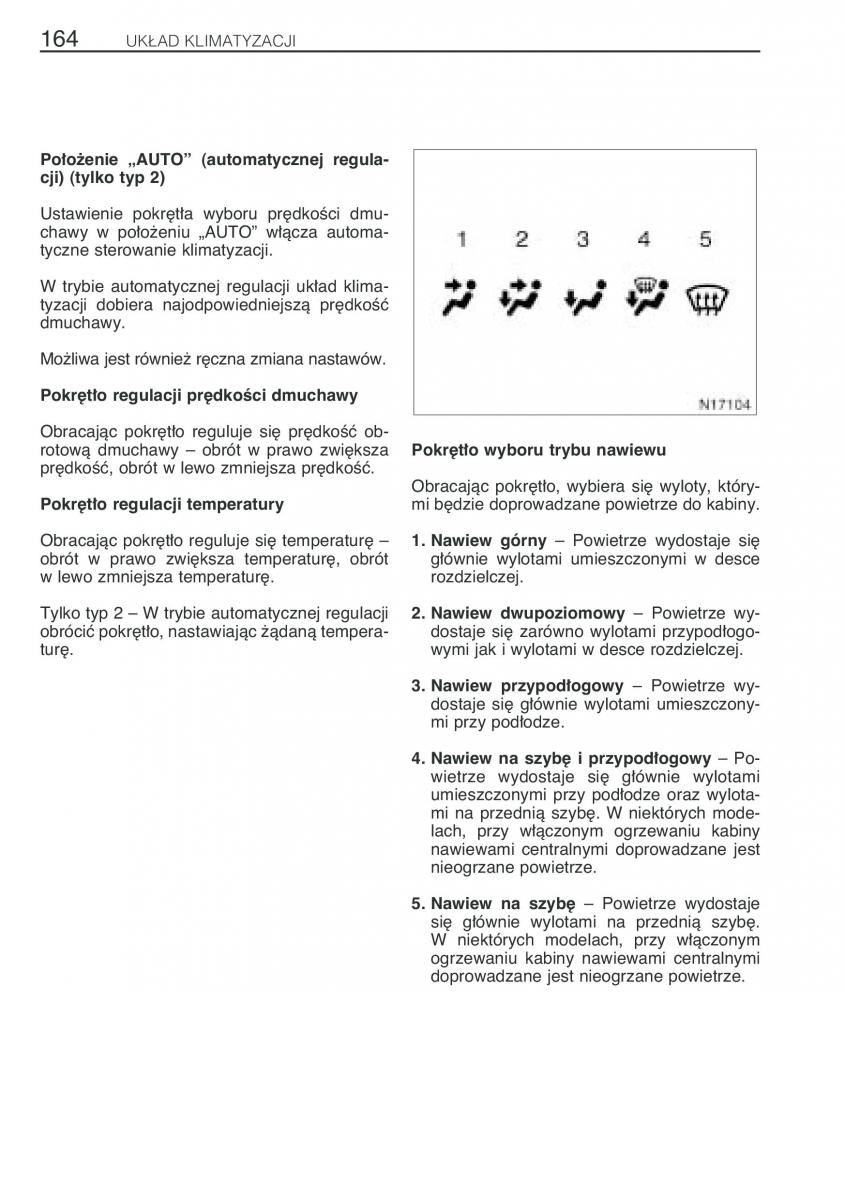 Toyota Avensis I 1 instrukcja obslugi / page 171