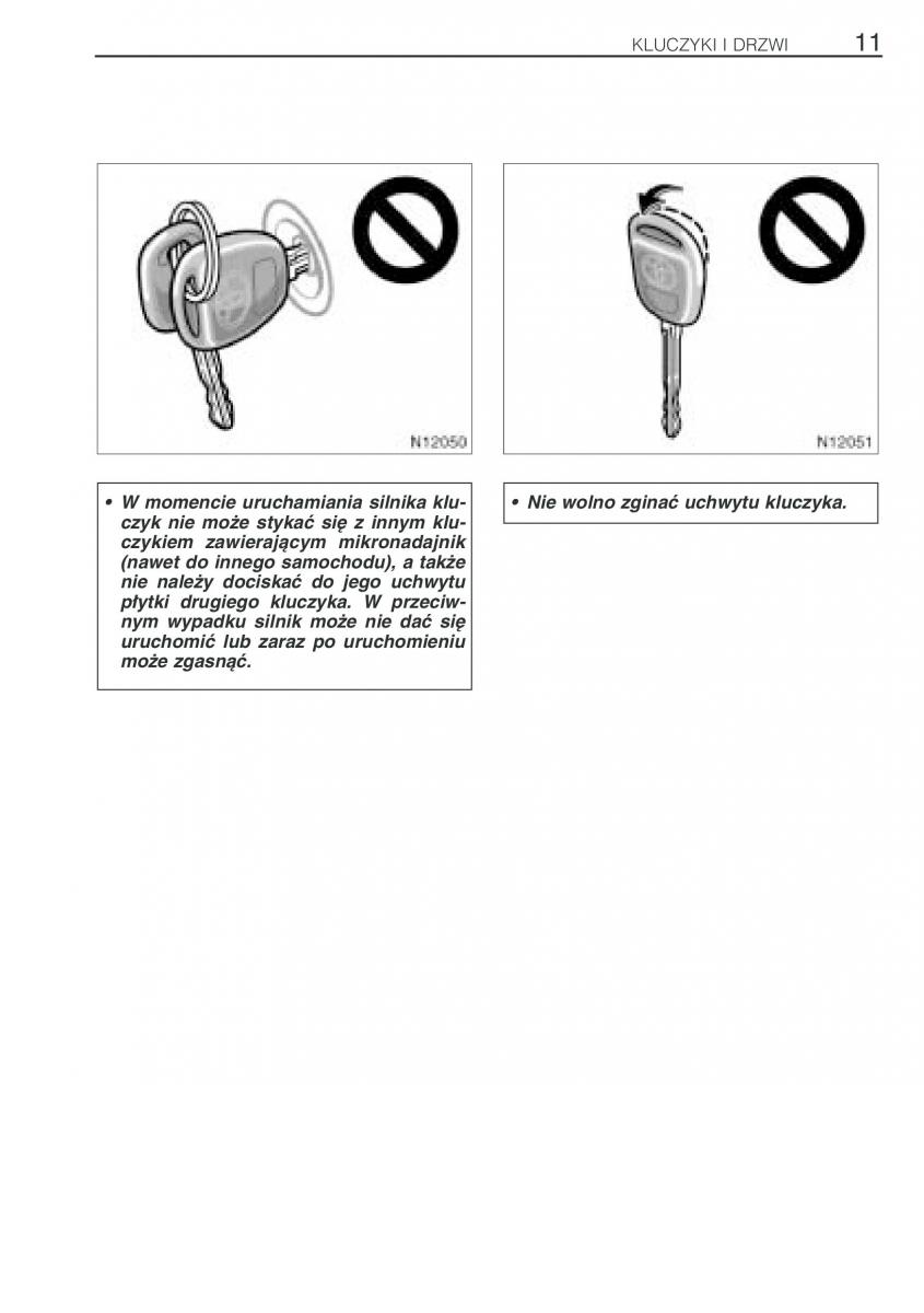 Toyota Avensis I 1 instrukcja obslugi / page 18