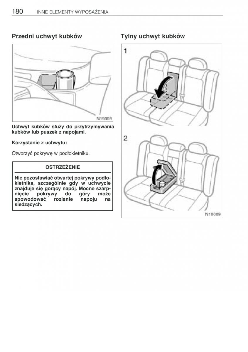 Toyota Avensis I 1 instrukcja obslugi / page 187