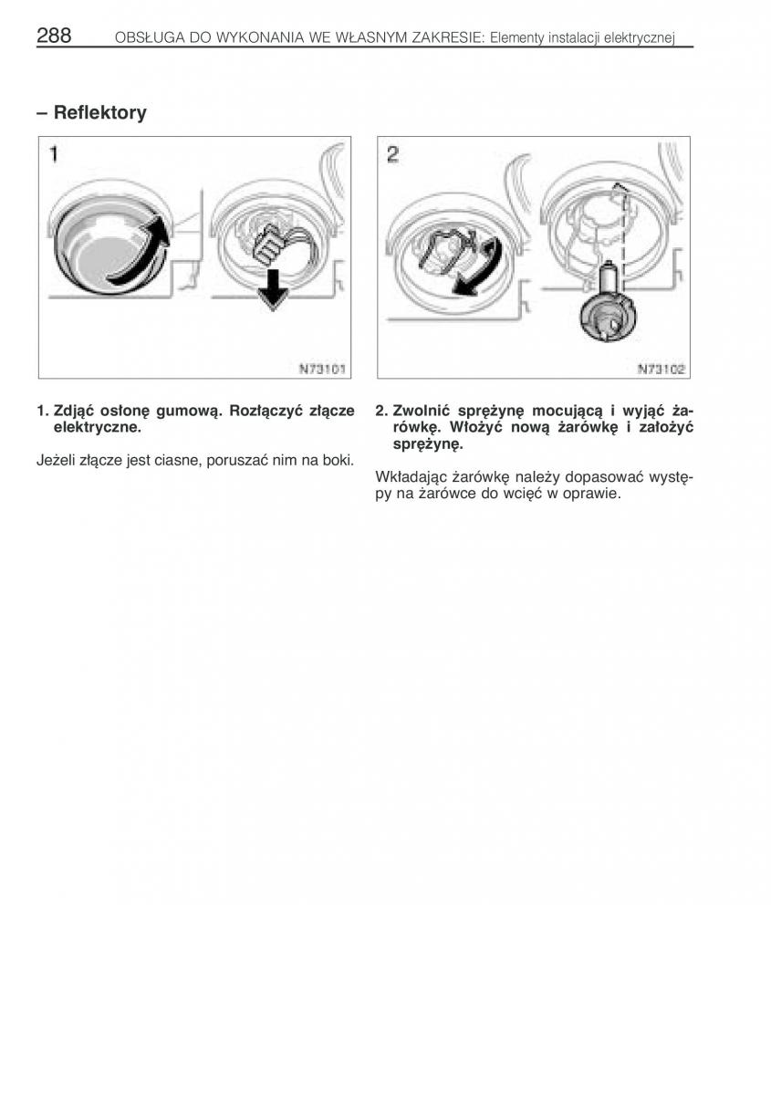 Toyota Avensis I 1 instrukcja obslugi / page 295